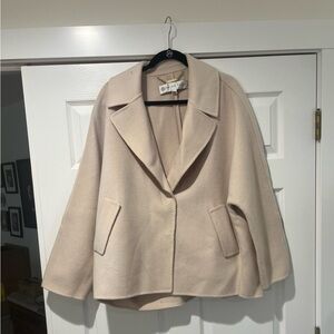 Trina Turk Cream Wool Women's Blazer